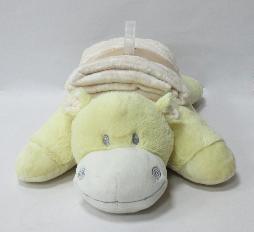Plush Toy w/ Blanket — factory sample 3