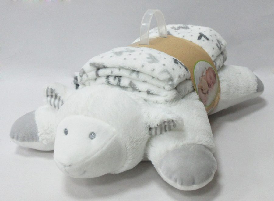 Plush Toy w/ Blanket — factory sample 6