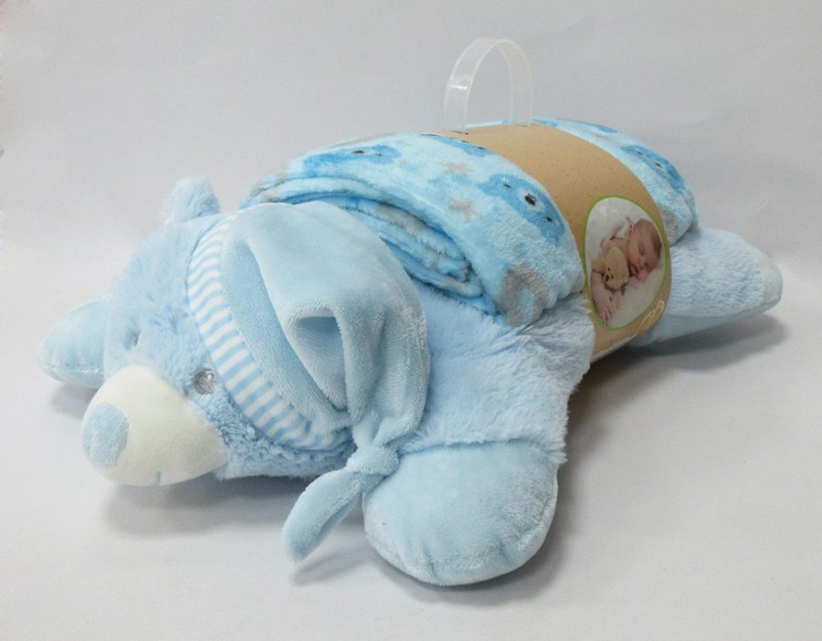 Plush Toy w/ Blanket — factory sample 4